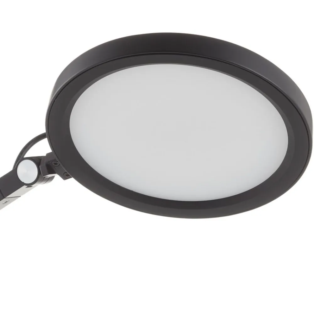 Fabas Luce Arbejdsrum/Kontor|Bordlamper > Regina LED-skrivebordslampe med dæmper, sort