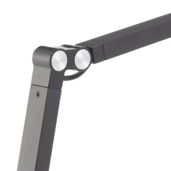 Fabas Luce Arbejdsrum/Kontor|Bordlamper > Regina LED-skrivebordslampe med dæmper, sort