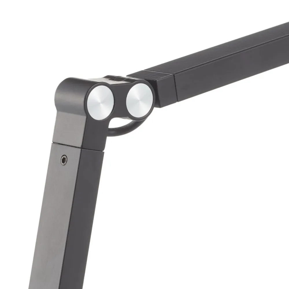Fabas Luce Arbejdsrum/Kontor|Bordlamper > Regina LED-skrivebordslampe med dæmper, sort