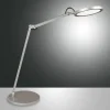 Arbejdsrum/Kontor|Bordlamper ^ Fabas Luce Regina LED-skrivebordslampe med dæmper, alu