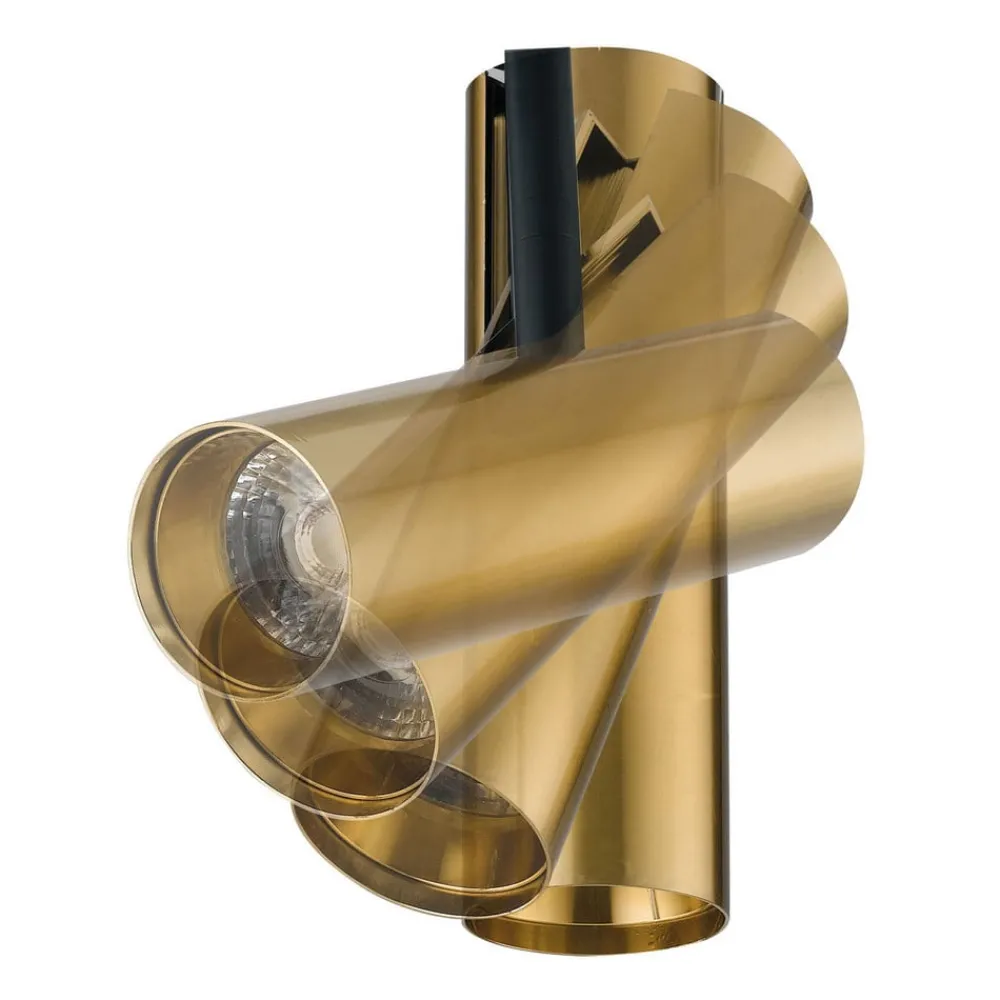 Eco-Light Skinnesystem > Rocket 7W 3.000K LED-spotlight i guld