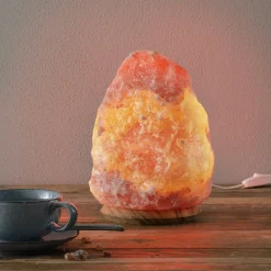 Dekorationsbelysning|Bordlamper ^ Wagner Life ROCK - Saltkrystal-lampe 4-6 kg, højde ca. 23 cm