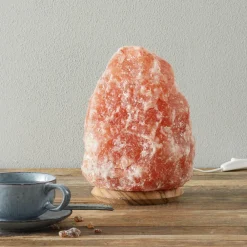 Dekorationsbelysning|Bordlamper ^ Wagner Life ROCK - Saltkrystal-lampe 4-6 kg, højde ca. 23 cm