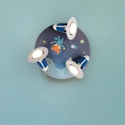 Elobra Loftlamper > Rondell Space Mission loftslampe, blå