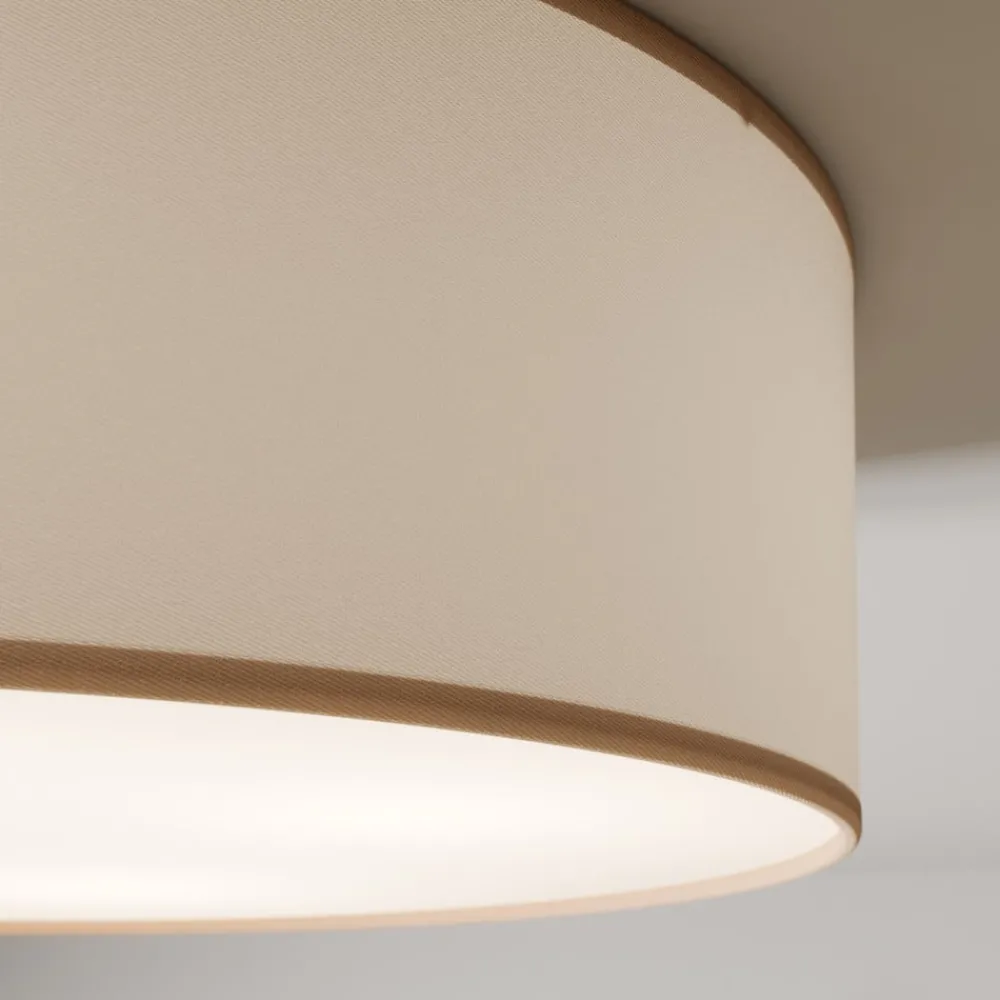 TK Lighting Loftlamper|Pendellamper > Rondo loftlampe, beige, metal, Ø 45 cm, E27