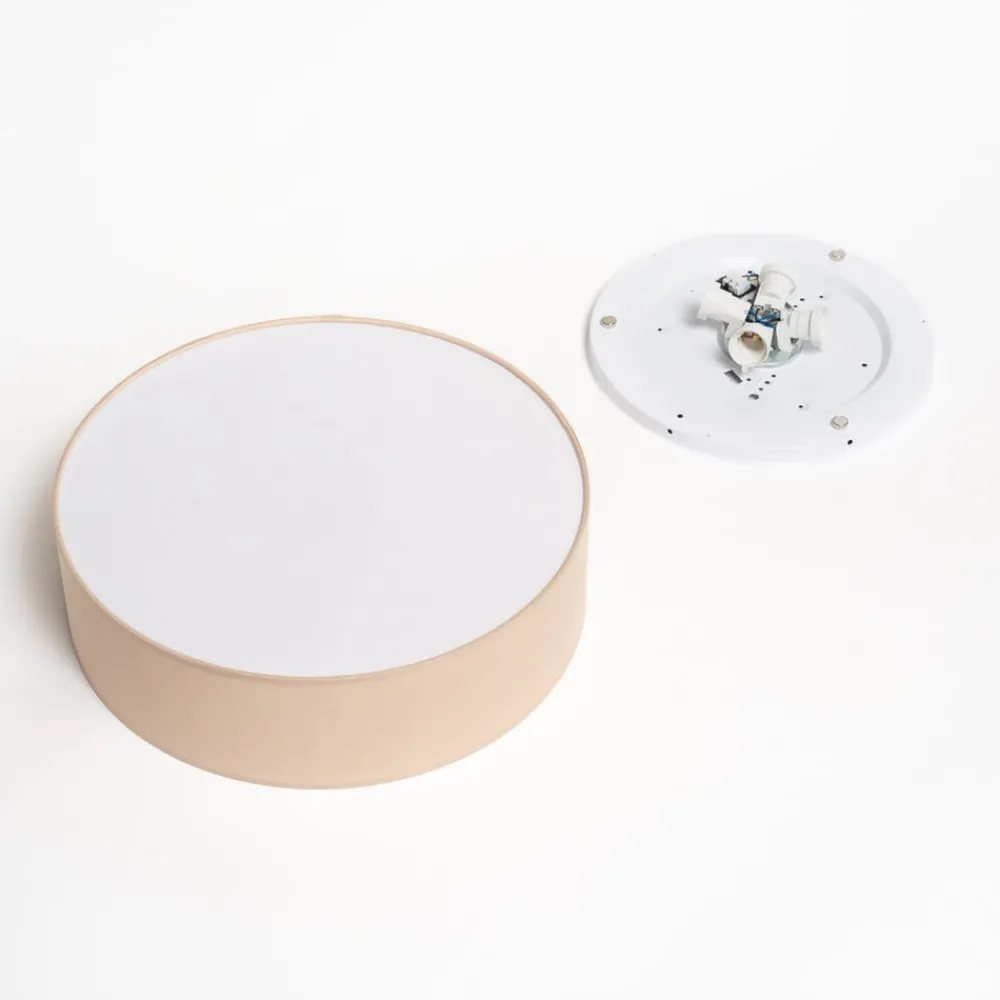 TK Lighting Loftlamper|Pendellamper > Rondo loftlampe, beige, metal, Ø 45 cm, E27