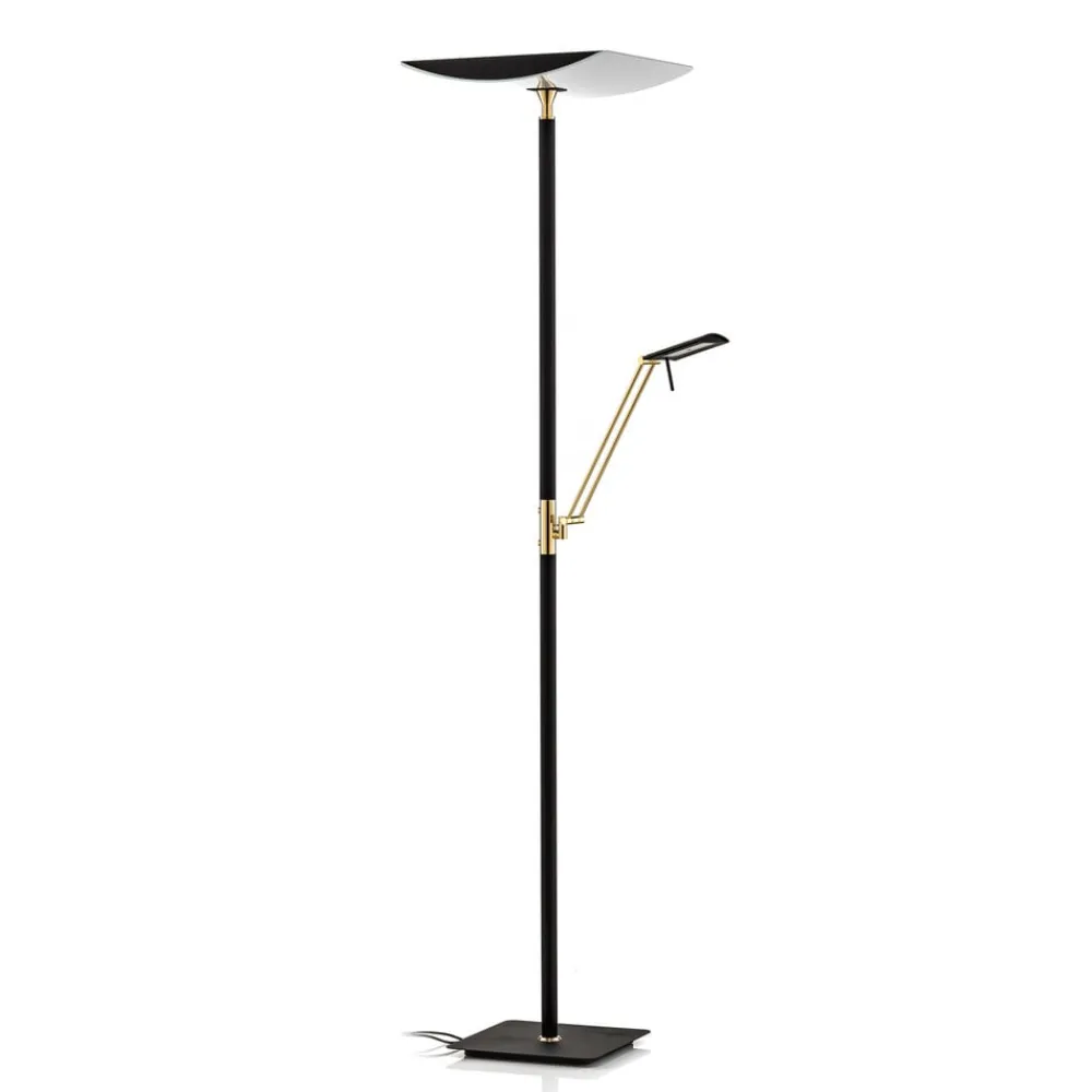 Rothfels Gulvlamper > Charlin LED-uplight sort messing