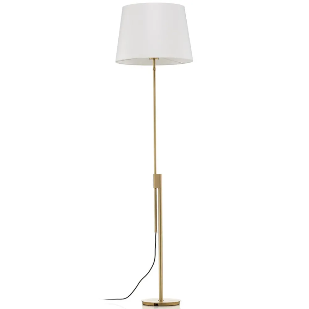 Rothfels Gulvlamper > Phelandis gulvlampe, dæmper, messing
