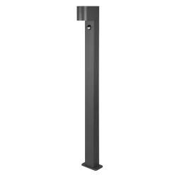 Gadebelysning Med Sensor|Gadebelysning ^ Trio Lighting Roya vejlampe, bevægelsessensor, antracit
