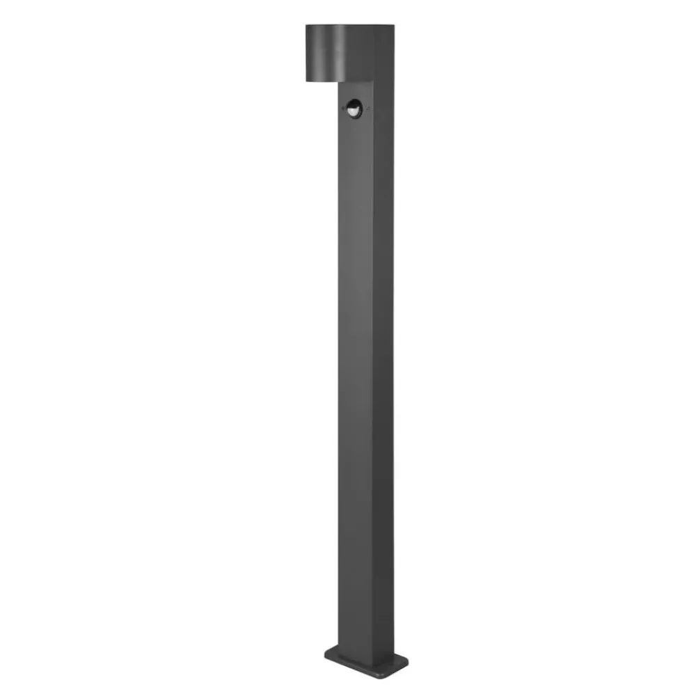 Gadebelysning Med Sensor|Gadebelysning ^ Trio Lighting Roya vejlampe, bevægelsessensor, antracit