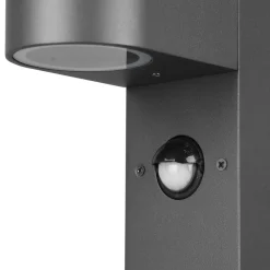 Gadebelysning Med Sensor|Gadebelysning ^ Trio Lighting Roya vejlampe, bevægelsessensor, antracit
