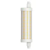 Dæmpbar Led-Pære|Led Pærer ^ Müller-Licht R7s LED-stav 117,6 mm 12W varmhvid, kan dæmpes