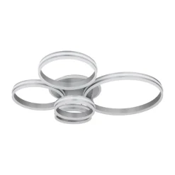 Loftlamper|Loftlamper ^ Globo Rubio LED-loftlampe, længde 114 cm, grå, CCT, 5 lyskilder