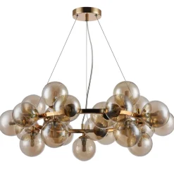 Maytoni Pendellamper > Rund Dallas pendellampe, guld