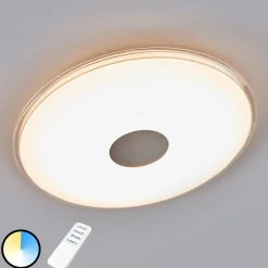 Trio Lighting Loftlamper|Loftlamper > Rund LED-loftlampe Shogun, glitterlook
