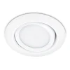 Trio Lighting Indbygningsspots|Spotlights > Rundt LED-indbygningsspot Rila i hvidt