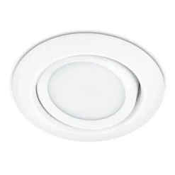 Trio Lighting Indbygningsspots|Spotlights > Rundt LED-indbygningsspot Rila i hvidt