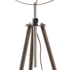 Globo Gulvlamper|Gulvlamper > Rustfarvet trebenet gulvlampe Xirena I