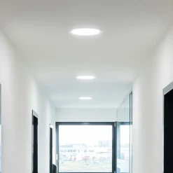 Loftlamper ^ RZB HB 801 LED indbygget downlight IP54 Ø22,5 cm 20 W