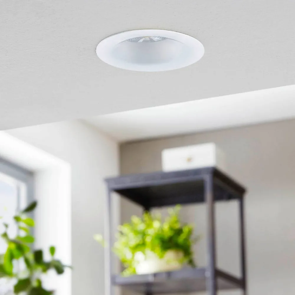 EGLO Loftlamper|Indbygningsspots > Saliceto LED-spot rund, stiv 2.700 K hvid