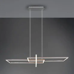 Trio Lighting Pendellamper > Salinas LED-hængelampe, 3.000 K, mat nikkel
