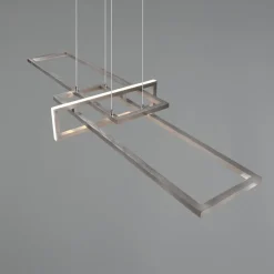 Trio Lighting Pendellamper > Salinas LED-hængelampe, 3.000 K, mat nikkel