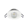 Deko-Light Loftlamper|Indbygningsspots > Samsola forsænket loftlampe, hvid, Ø 8 cm, metal