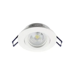 Deko-Light Loftlamper|Indbygningsspots > Samsola forsænket loftlampe, hvid, Ø 8 cm, metal