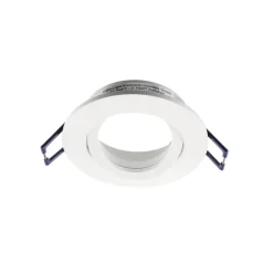 Deko-Light Loftlamper|Indbygningsspots > Samsola forsænket loftlampe, hvid, Ø 8 cm, metal