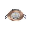 Deko-Light Loftlamper|Loftlamper > Samsola forsænket loftlampe, kobberfarvet, Ø 8 cm, metal