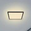 Loftlamper|Loftlamper ^ Globo Sapana LED-loftlampe, kantet, kan dæmpes, sort