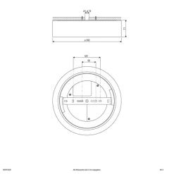 EVN Loftlamper > Sauro LED-loftslampe, Ø 30 cm, sølv
