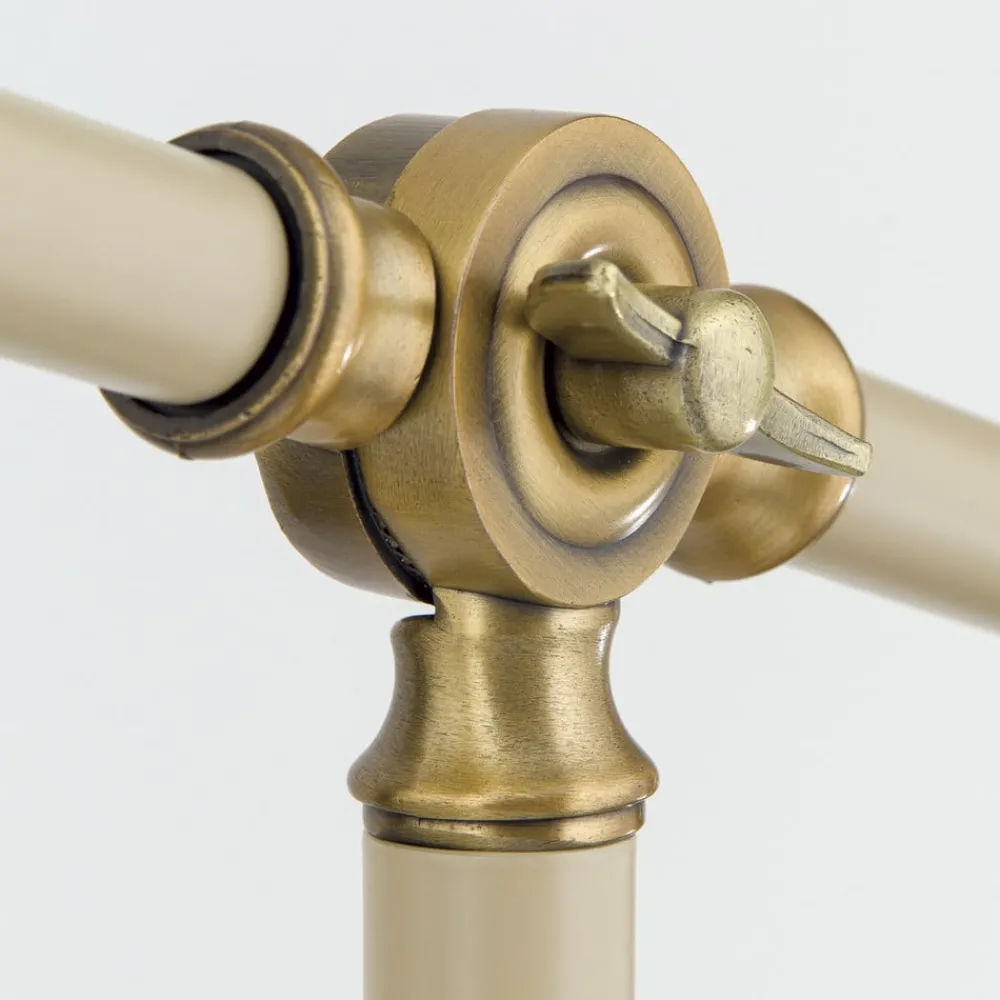 ORION Gulvlamper > Schiller gulvlampe, khaki, metal, 153 cm høj, justerbar