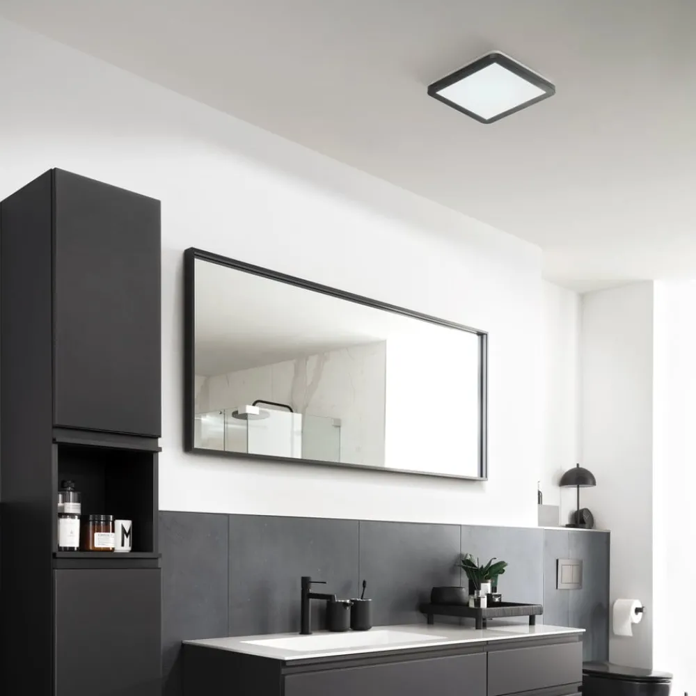 Schöner Wohnen Loftlamper > Flat LED-bad-loftlampe længde 30 cm