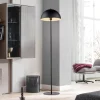 Schöner Wohnen Gulvlamper > Gulvlampe Ali, sort, jern, E27