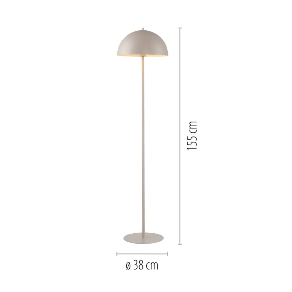 Gang|Gulvlamper ^ Schöner Wohnen Gulvlampe Ali, Sandbrise, jern, E27