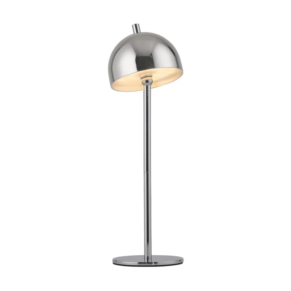 Schöner Wohnen Dekorationsbelysning > LED-batteridrevet bordlampe Bellies, krom, IP54