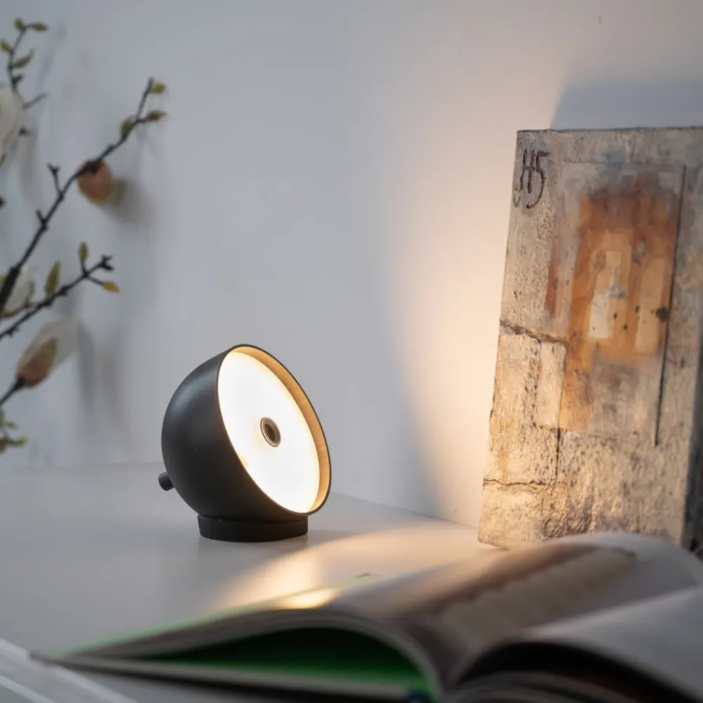 Schöner Wohnen Dekorationsbelysning > SCHÖNER WOHNEN LED-batteridrevet bordlampe Bellies, sort, IP54