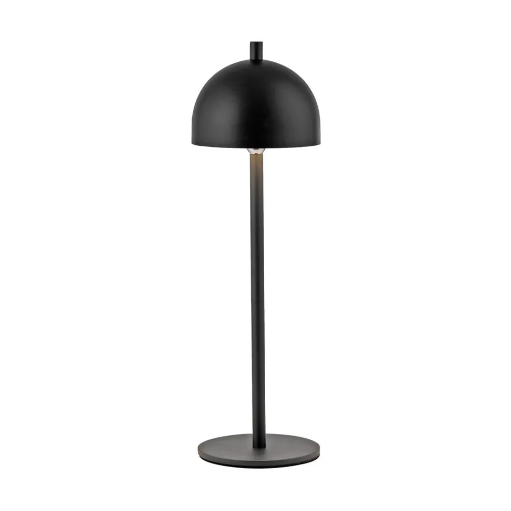 Schöner Wohnen Dekorationsbelysning > SCHÖNER WOHNEN LED-batteridrevet bordlampe Bellies, sort, IP54