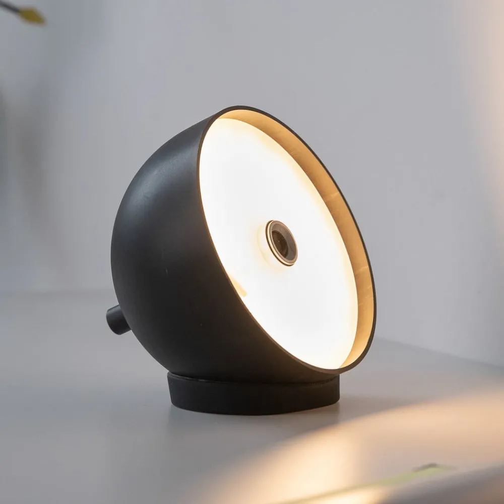 Schöner Wohnen Dekorationsbelysning > SCHÖNER WOHNEN LED-batteridrevet bordlampe Bellies, sort, IP54