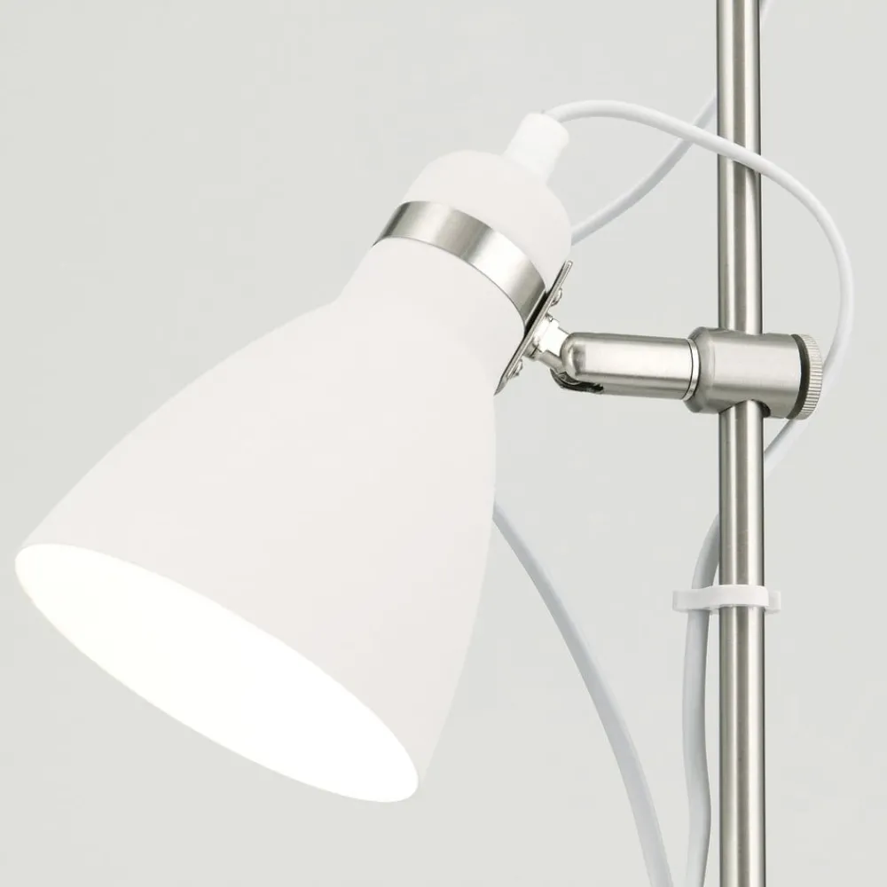 Gulvlamper|Gulvlamper ^ ORION School gulvlampe med to spot, hvid