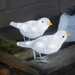 Konstsmide Christmas Julepynt|Julefigurer Udendørs > Sød udendørs dekoration LED-fuglekvintet