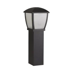 Searchlight Gadebelysning > Seattle pullert, IP44, sort, højde 73 cm, metal