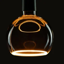 SEGULA Dæmpbar Led-Pære|Filament Pære > floating globe G150 E27 6 W grå glas åben