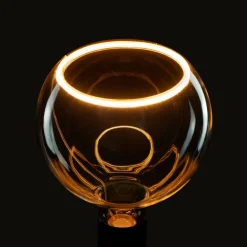 SEGULA Dæmpbar Led-Pære|Filament Pære > floating globe G150 E27 6 W grå glas åben