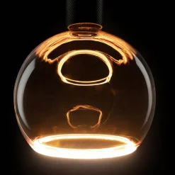 Dæmpbar Led-Pære ^ SEGULA globepære Svævende, E27 orange G200 6 W 922 dæmpbar