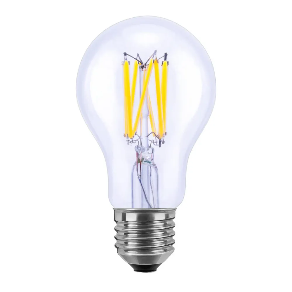 SEGULA Dæmpbar Led-Pære|Filament Pære > High Power LED-pære, E27, 8 W, klar