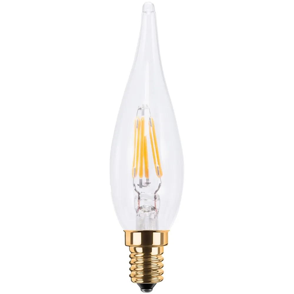 SEGULA Dæmpbar Led-Pære|Filament Pære > kertepære French Candle E14 2W klar