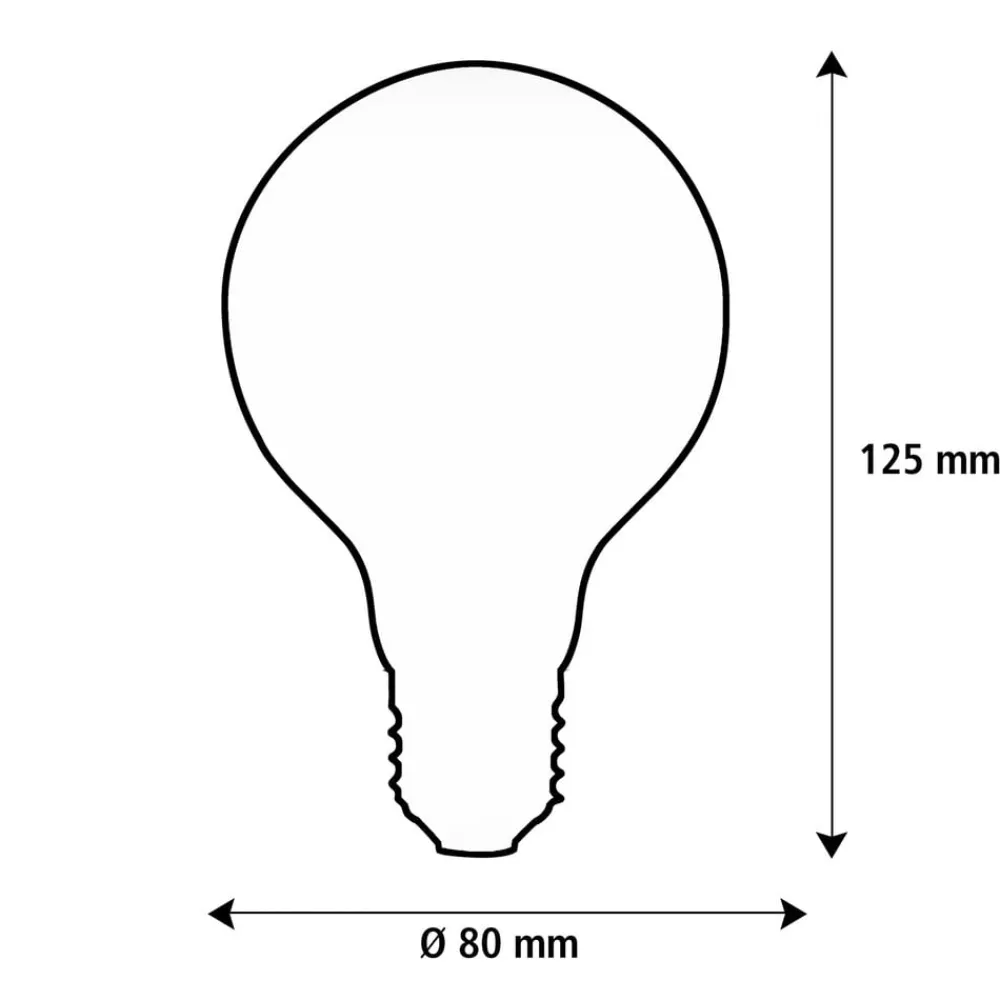 SEGULA Dæmpbar Led-Pære > LED Elegant Line E27 3W G80 2.200 K Filament dæmpbar