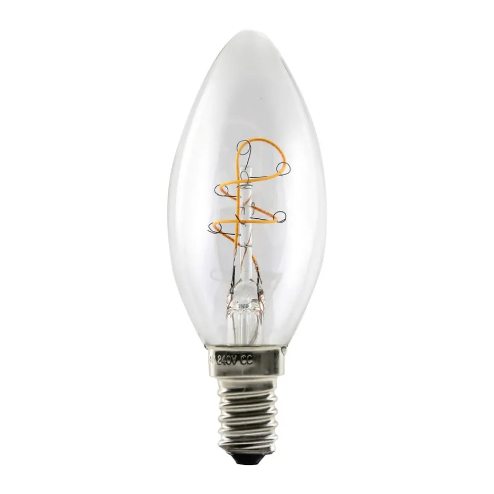 Filament Pære ^ SEGULA LED Elegant Line E14 3W Stearinlys 2.700 K Glødetråd dæmpbar